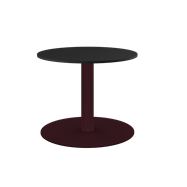 Burgundy Halo Side Table